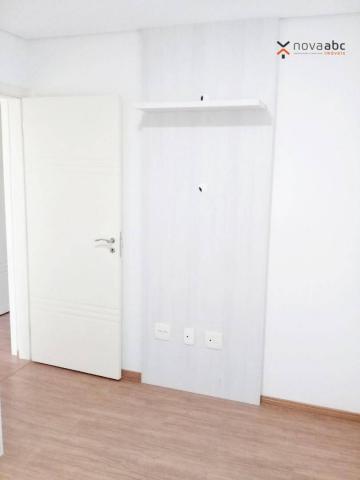 Apartamento com 3 dormitórios para alugar, 85 m² por R$ 2.500/mês - Jardim - Santo André/S - Foto 17