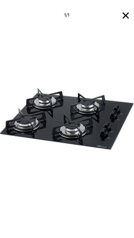 Cooktop à gás Fischer bivolt Novo na caixa