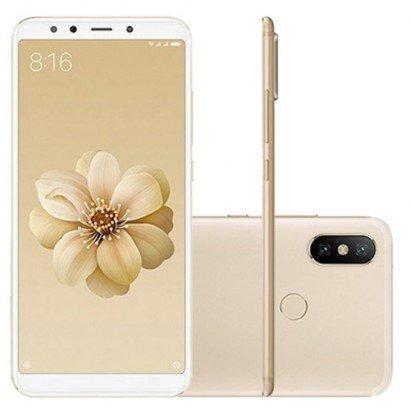 Xiaomi mi a2 dourado 128gb 6gb ram