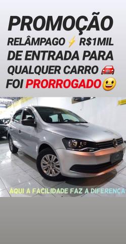 Vem NA SHOWROOM! R$1MIL DE ENTRADA(GOL G6 1.0 2015 COMPLETO)