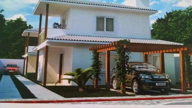 Pra ir à pé para a Praia - Casa em Condomínio Fechado com 4 Dormitórios