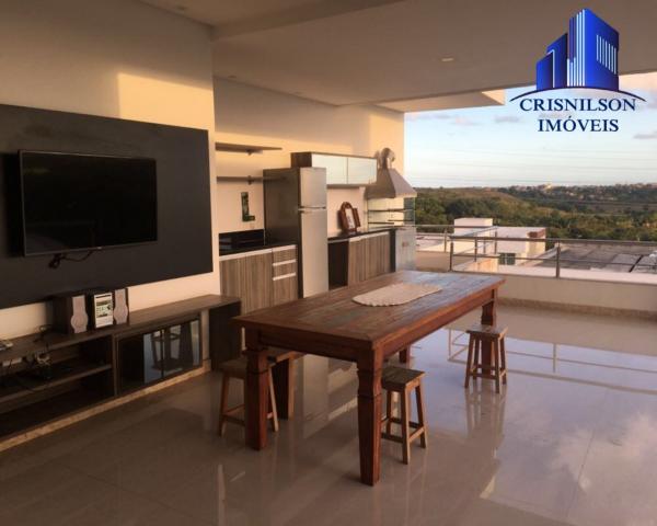 Casa à venda alphaville ii, salvador, r$ 1.650.000,00, armários, 4 suítes, espaço gourmet, - Foto 3