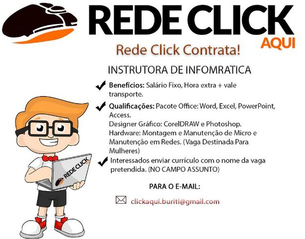 Rede Click Contrata (Instrutora)