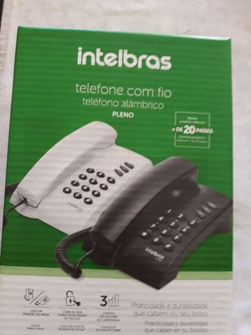 Telefone pleno preto