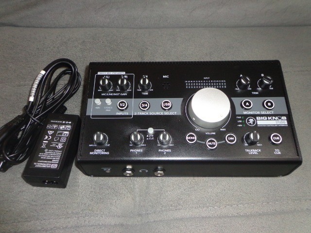 Interface de audio Controlador Big Knob Studio Us Mackie 