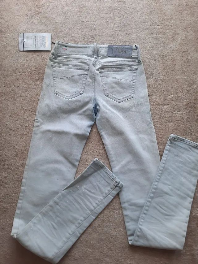 Calça  diesel skinny  stretch diesel perfeito.para adolescente  nova e original  - Foto 5