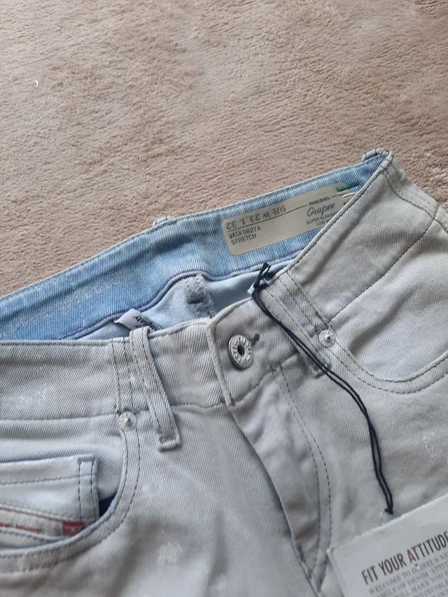 Calça  diesel skinny  stretch diesel perfeito.para adolescente  nova e original  - Foto 2