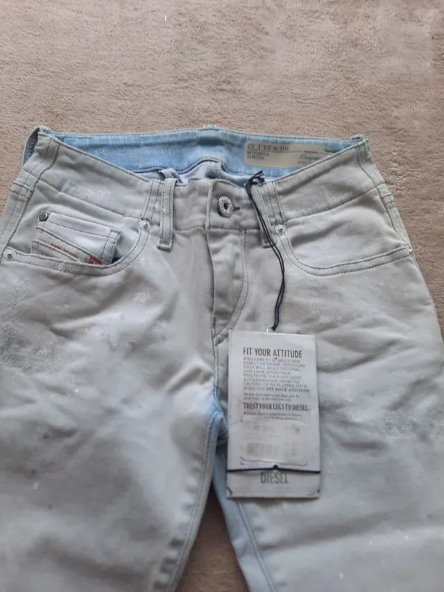 Calça  diesel skinny  stretch diesel perfeito.para adolescente  nova e original  - Foto 3