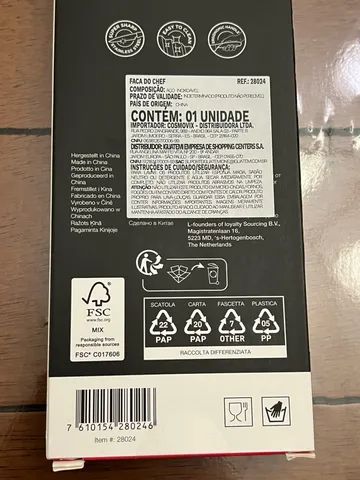 faca do chef kuhn rikon swiss design nova exclusiva - Foto 5