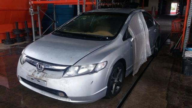Peças usadas Honda New Civic 2006 2007 1.8 16v 140cv gasolina câmbio automático - Foto 3