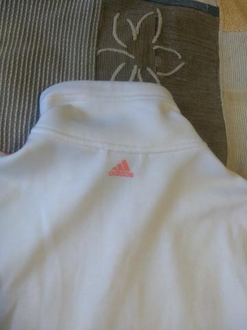 Jaqueta Adidas Feminina branca - Foto 4