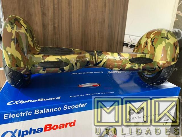 Hoverboard skate elétrico ou scooter 10 Polegadas Novo completo com Bluetooth e garantia - Foto 2