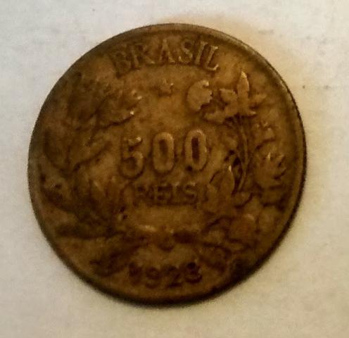 Moeda 500 Réis 1928