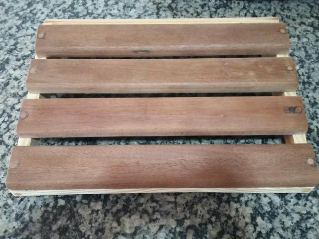 Pedalboard 30x40 em madeira