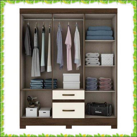 Shop Time Sexta Ofertas - Roupeiro 6pts/2gvt - Blond 22 - Foto 2