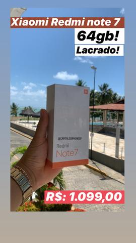 Xiaomi Redmi note 7 64gb, lacrado!