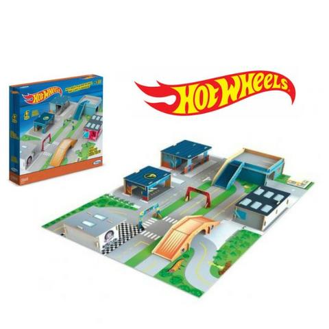 Super tabuleiro em madeira e papel hot wheels - Foto 3