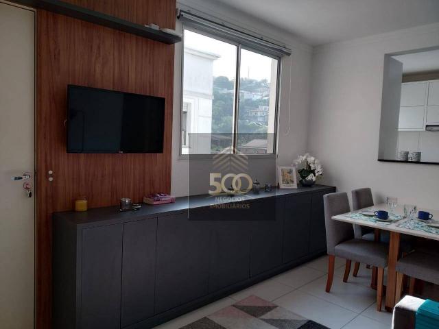 Ap0693 - apartamento semi-mobiliado, 02 dormitórios, 50m² à venda por r$ 175.000 - roçado - Foto 2