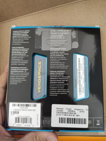 Memória RAM DDR3 Corsair 2x2GB 4GB - Foto 3