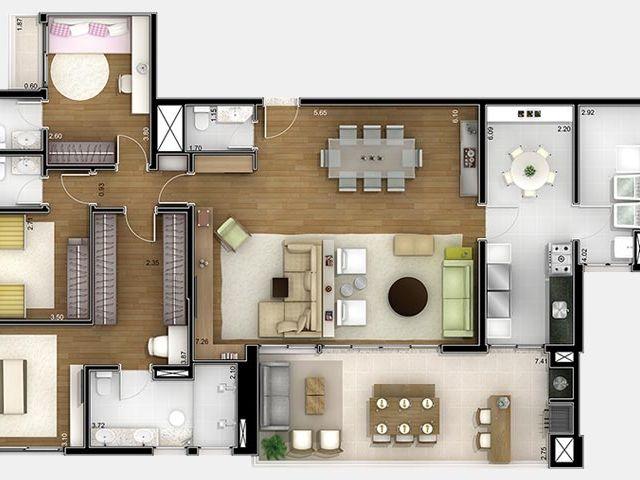 Belíssimo Apto 3 Dorm 170m Varanda Gourmet Osasco Alto Padrão *Imperdível - Foto 20
