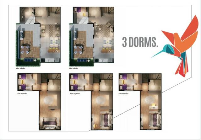 Sobrados de 2 e 3 Dormitórios com Quintais de Vários Tamanhos - Foto 10
