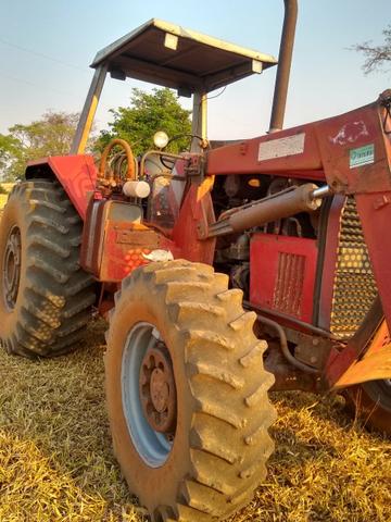 Trator Massey Ferguson MF650 Ano 1994 Com lâmina Tatu - Foto 6