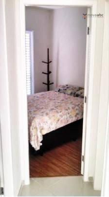 Apartamento com 2 dormitórios para alugar, 40 m² por R$ 1200/mês - Vila Floresta - Santo A - Foto 14