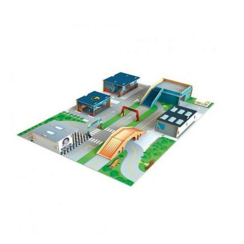 Super tabuleiro em madeira e papel hot wheels