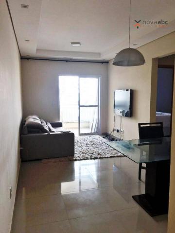 Apartamento com 2 dormitórios para alugar, 63 m² por R$ 2.100/mês - Campestre - Santo Andr - Foto 3