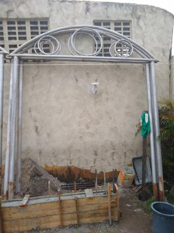 Estrutura de ferro colonial para garagem - Foto 3