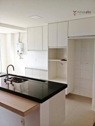 Apartamento com 3 dormitórios para alugar, 85 m² por R$ 2.500/mês - Jardim - Santo André/S - Foto 9