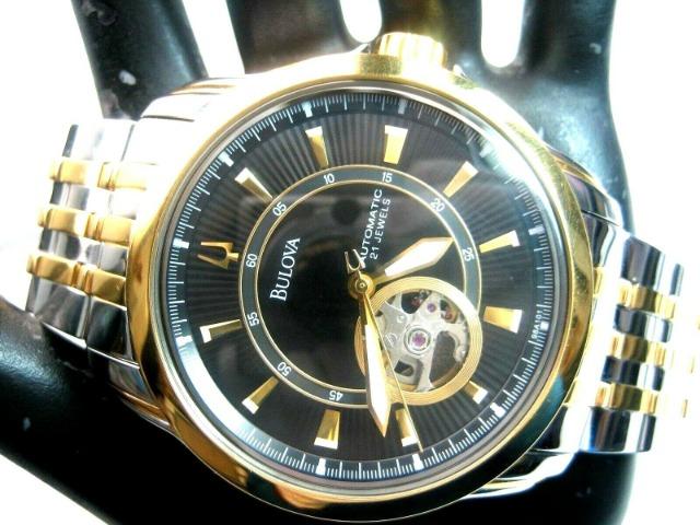 Relógio Bulova Automático Modelo 98A101 Masculino - Foto 6