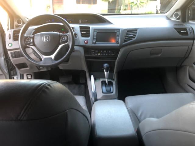 Honda CIvic 2012- Modelo EXS mais Completo com Teto Solar e Banco de Couro - Foto 13