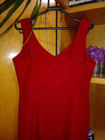 Novo! Vestido vermelho do atelier da Neimar Sinicio / Tamanho 38/40 - Foto 2