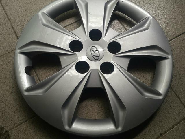 Calota da Roda de Ferro Aro 16 Hyundai Creta Prata Original