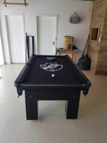 Mesa Charme Bilhar| Mesa Preta | Tecido Preto | Vasco | Modelo: DGET3526 - Foto 3