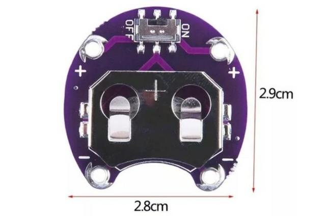 COD-AM324 Módulo Suporte Para Bateria Cr2032 Arduino Automação Robotica - Foto 3