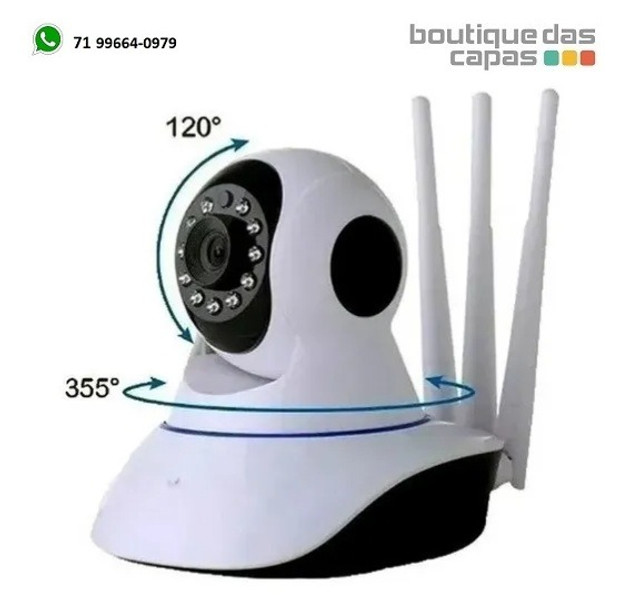Camera ip onvif p2p wi-fi HD A6030 segurança baba eletronica - Foto 2