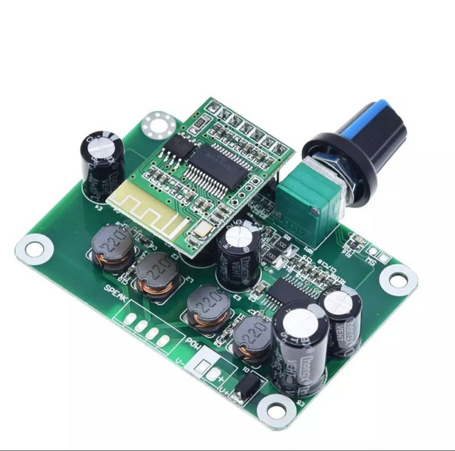 Mini amplificador (placa) Bluetooth 4.2 digital 60w 2x30w USB key 12v à 24v DC - Foto 3