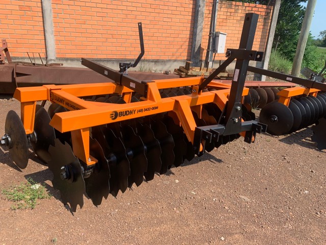 Grade niveladora 28 discos nova discos de 22 polegadas - Foto 2