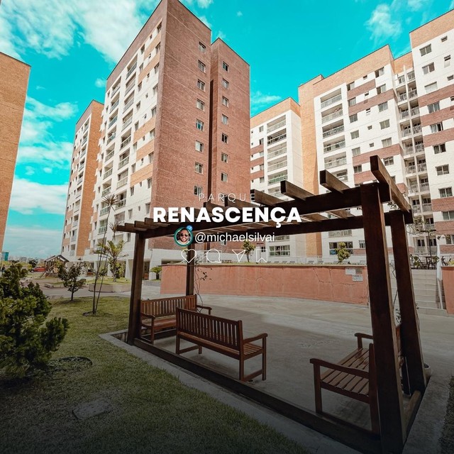 Apartamento no Renascença, Cond. Parque Renascença, 77m², 3 Quartos, 3 Banheiros, 2 Vagas