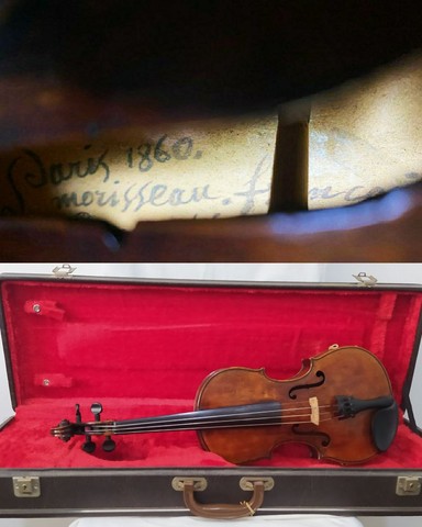 VIOLINO FRANCÊS DE AUTOR SÉCULO  XIX - Foto 5