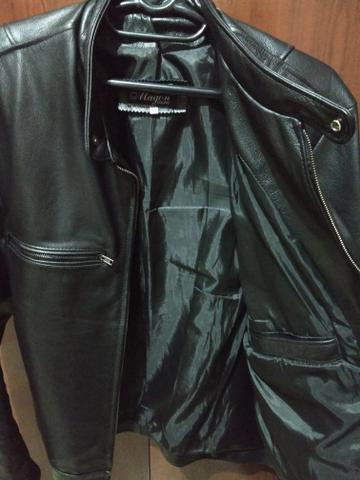 jaqueta de couro masculina olx