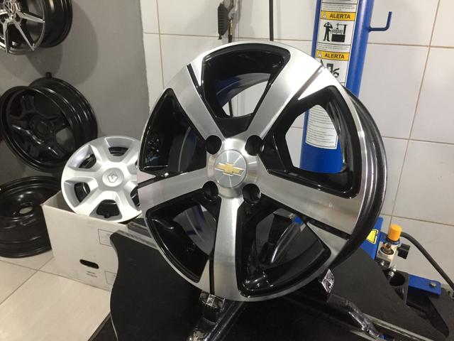 Rodas aro 14 Novo Ônix - Foto 6