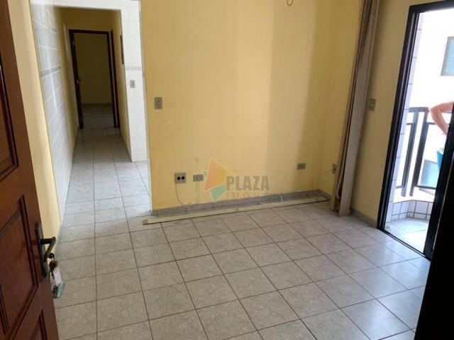 Apartamento com 1 dormitório à venda, 45 m² por r$ 160.000 - vila guilhermina - praia gran