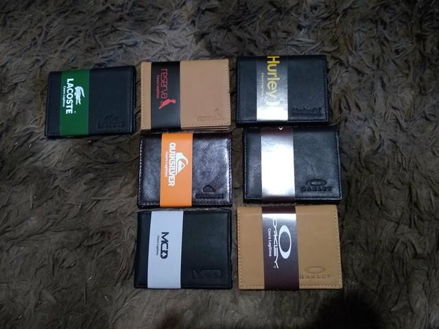 Carteiras vários modelos. entrego e Aceito cartão. - Foto 6