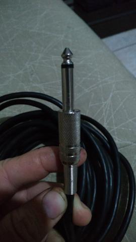 Cabo P10 para guitarra, baixo. 6 metros. retirar em Sobradinho - Foto 2