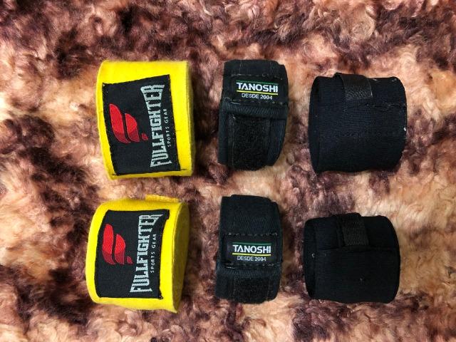 Kit Muay Thai - Luva Everlast + 3 bandagens + caneleira ? Parcelado - Foto 6