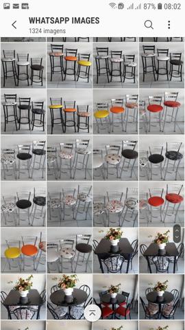 Banquetas mesas cadeiras bistros - Foto 5