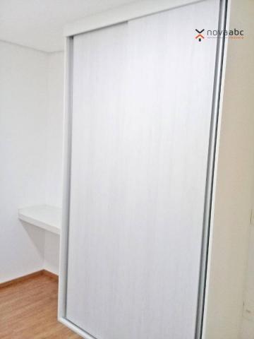 Apartamento com 3 dormitórios para alugar, 85 m² por R$ 2.500/mês - Jardim - Santo André/S - Foto 16